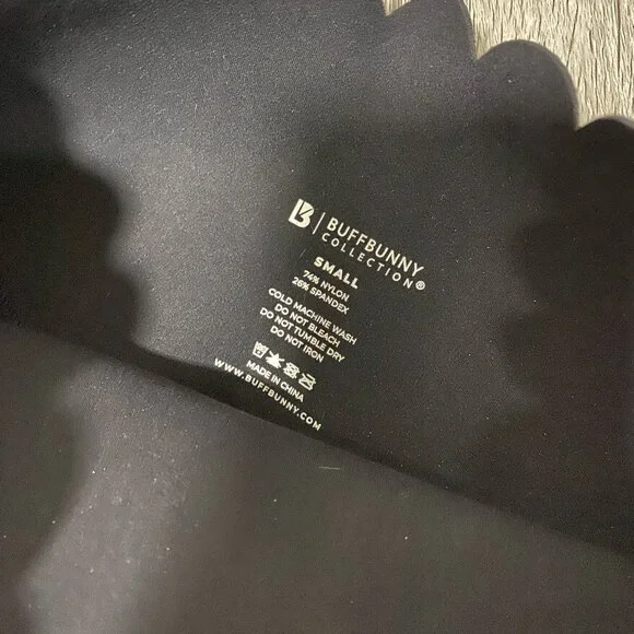 Buffbunny - Rosa Scallop Legging - Onyx Black - Picture 5 of 6